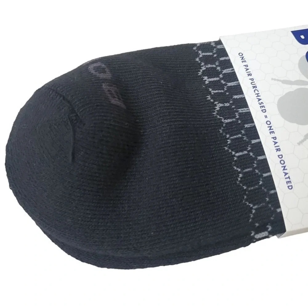 Bombas ankle socks tech ankle 5 pairs women/men sz large honeycomb cushion black
